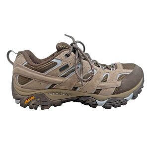 Merrell Shoes Womens 8.5 Moab 2 Waterproof Hiking Vibram Lace Up J99776